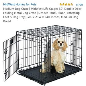Medium size dog crate